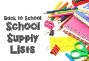 School Supply List 2023-2024